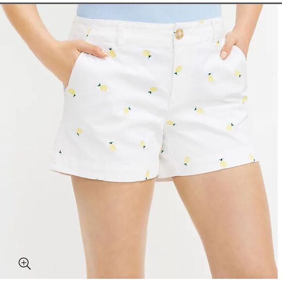 Loft THE WASHED TWILL SHORT.